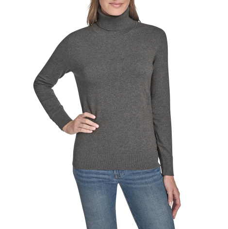 Женский свитер Tommy Hilfiger с воротником 1162462185 (Серый XL)