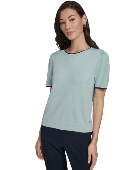 Женский свитер Tommy Hilfiger с коротким рукавом 1162704155 (Зеленый XL)