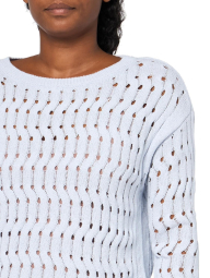 Жіночий трикотажний светр DKNY 1159838371 (Блакитний XL)