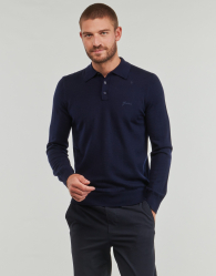 Мужской шерстяной свитер-поло GUESS 1159838423 (Синий XL)