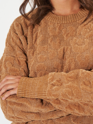 Женский свитер DKNY с анималистичным дизайном 1159839028 (Коричневый XL)