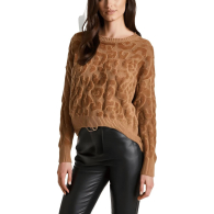 Женский свитер DKNY с анималистичным дизайном 1159839028 (Коричневый XL)