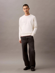 Мужской вязаный свитер Calvin Klein 1159839531 (Молочный XXL)