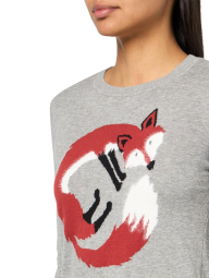 Жіночий светр Tommy Hilfiger з малюнком 1159839604 (Сірий M)