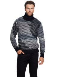 Мужской свитер GUESS 1159839872 (Черный XL)