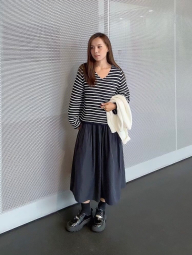 Вязаный свитер UNIQLO с 3D-плетением 1159840018 (Синий XL)