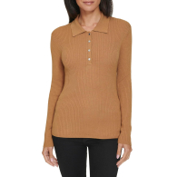 Жіночий светр-поло Calvin Klein 1159840323 (Коричневий XL)