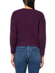 Жіночий трикотажний светр Tommy Hilfiger 1159840665 (Фіолетовий XXL)