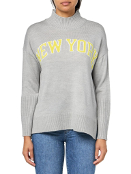 Женский свитер DKNY с надписью 1159840705 (Серый L)