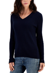 Женский вязаный свитер Tommy Hilfiger 1159841244 (Синий L)