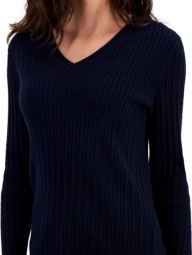Женский вязаный свитер Tommy Hilfiger 1159841244 (Синий L)