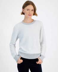 Женский вязаный свитер Tommy Hilfiger 1159841452 (Серебристый XL)