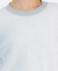 Женский вязаный свитер Tommy Hilfiger 1159841452 (Серебристый XL)