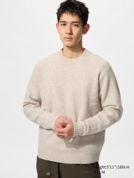 М'який светр UNIQLO із пряжі Soufflé 1159842498 (Бежевий 3XL)
