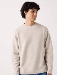 М'який светр UNIQLO із пряжі Soufflé 1159842498 (Бежевий 3XL)