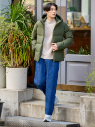 М'який светр UNIQLO із пряжі Soufflé 1159842498 (Бежевий 3XL)
