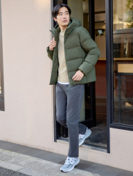 Мягкий свитер UNIQLO из пряжи Soufflé 1159843017 (Зеленый 3XL)