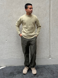 Мягкий свитер UNIQLO из пряжи Soufflé 1159843017 (Зеленый 3XL)