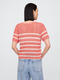 Женский свитер GAP с коротким рукавом 1159843185 (Розовый S)