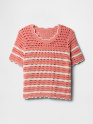 Женский свитер GAP с коротким рукавом 1159843451 (Розовый XXL)