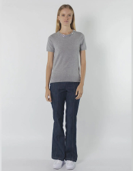 Стильный женский свитер Tommy Hilfiger с коротким рукавом 1159843283 (Серый XS)