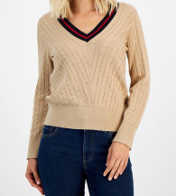 Женский свитер Tommy Hilfiger пуловер 1159843540 (Бежевый M)