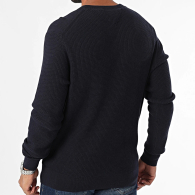 Мужской текстурный свитер Tommy Hilfiger 1159844495 (Синий 3XL)