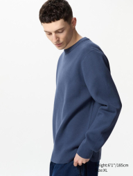 Вязаный свитер UNIQLO 1159845136 (Синий 3XL)