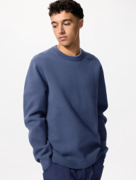 Вязаный свитер UNIQLO 1159845136 (Синий 3XL)