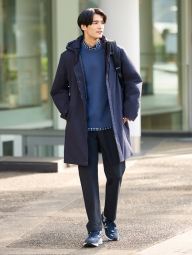 В'язаний светр UNIQLO 1159845136 (Синій 3XL)
