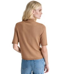 Свитер с коротким рукавом DKNY с логотипом 1159846109 (Коричневый L)