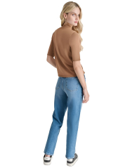 Свитер с коротким рукавом DKNY с логотипом 1159846109 (Коричневый L)