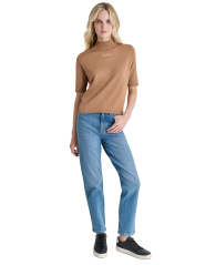 Свитер с коротким рукавом DKNY с логотипом 1159846109 (Коричневый L)