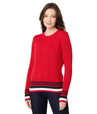 Женский вязаный свитер Tommy Hilfiger 1159846122 (Красный L)