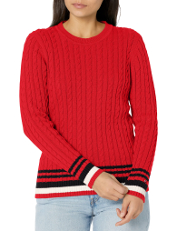 Женский вязаный свитер Tommy Hilfiger 1159846122 (Красный L)