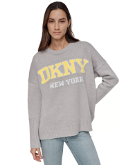 Женский вязаный свитер DKNY 1159846127 (Серый L)