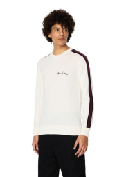 Мужской свитер Armani Exchange с логотипом 1159847021 (Молочный S)