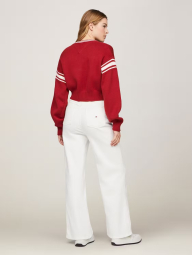 Жіночий укорочений светр Tommy Hilfiger 1159847273 (Червоний M)