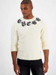 Мужской свитер GUESS с логотипом 1159847320 (Молочный XXL)