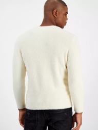 Мужской свитер GUESS с логотипом 1159847320 (Молочный XXL)