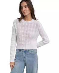 Женский вязаный свитер DKNY 1159847461 (Белый L)