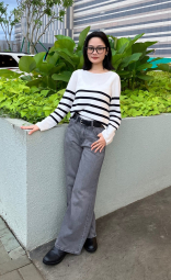 В'язаний светр UNIQLO з 3D-плетенням 1159847553 (Білий S)