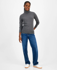 Женский свитер Tommy Hilfiger гольф 1159849364 (Серый XL)