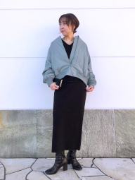 В'язаний светр UNIQLO з 3D-плетенням 1159850524 (Чорний XXL)