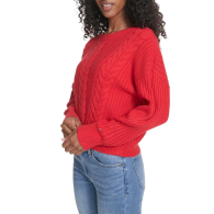 Женский вязаный свитер Tommy Hilfiger 1159850643 (Красный M)