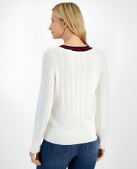 Женский свитер Tommy Hilfiger пуловер 1159850669 (Белый XXL)
