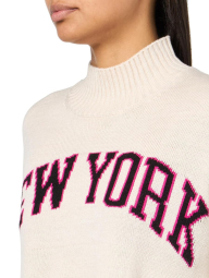 Женский свитер DKNY с надписью 1159850742 (Молочный S)