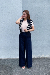 В'язаний светр UNIQLO з 3D-плетенням 1159851101 (Чорний XL)