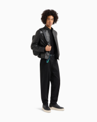 Чоловічий светр Armani Exchange з логотипом 1159851219 (Чорний L)