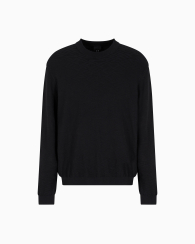 Чоловічий светр Armani Exchange з логотипом 1159851219 (Чорний L)